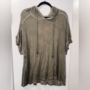 Cable & Gauge Olive Hooded Sweatshirt